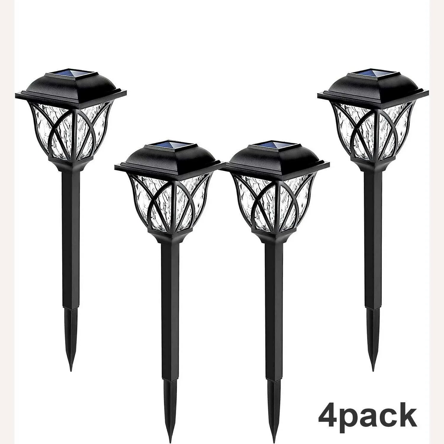 10 Pack Solar Yard Lights Bright Lawn Lights Outdoor Waterproof Led Solar Pathway Lights Landscape Path Lights