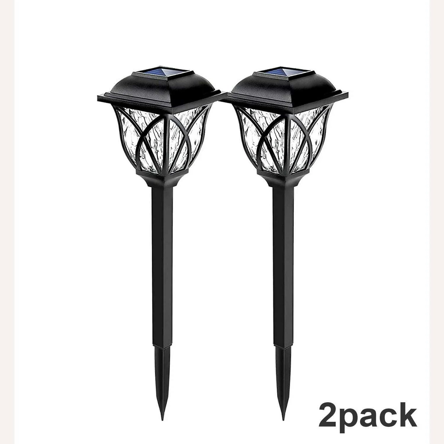 10 Pack Solar Yard Lights Bright Lawn Lights Outdoor Waterproof Led Solar Pathway Lights Landscape Path Lights