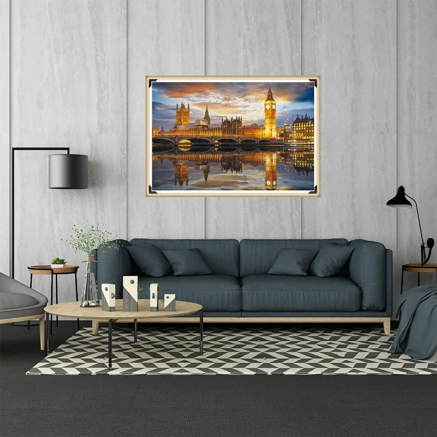 1000 Pieces London Night Jigsaw Puzzle Home Decor Adults Puzzle Games Family Fun Floor Puzzles Educational Toys for Kids