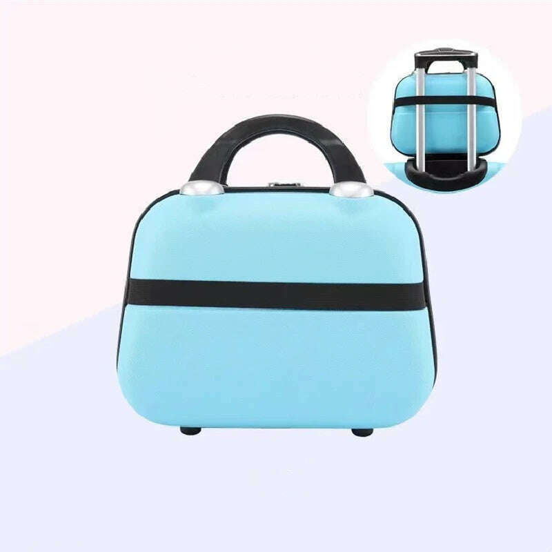 14-Inch Women's Cosmetic Bag Portable Cosmetic Case Professional Cosmetology Makeup Organizer Travel Storage Box Suitcases