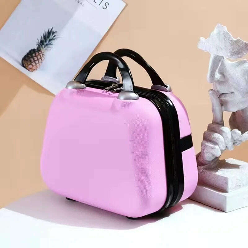 14-Inch Women's Cosmetic Bag Portable Cosmetic Case Professional Cosmetology Makeup Organizer Travel Storage Box Suitcases