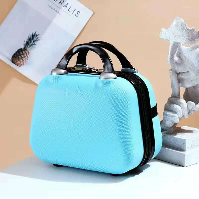 14-Inch Women's Cosmetic Bag Portable Cosmetic Case Professional Cosmetology Makeup Organizer Travel Storage Box Suitcases