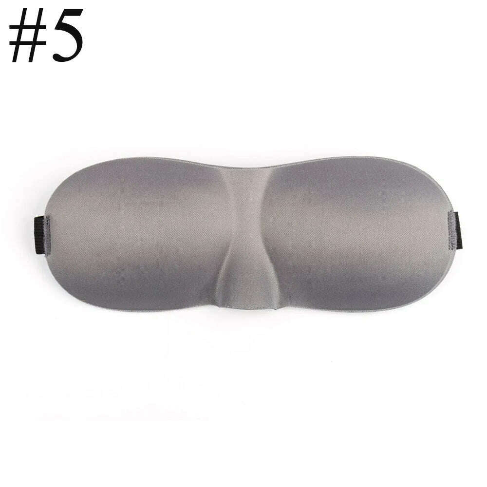 1Pcs 3D Sleep Mask Natural Sleeping Eye Mask Eyeshade Cover Shade Eye Patch Women Men Soft Portable Blindfold Travel Eyepatch
