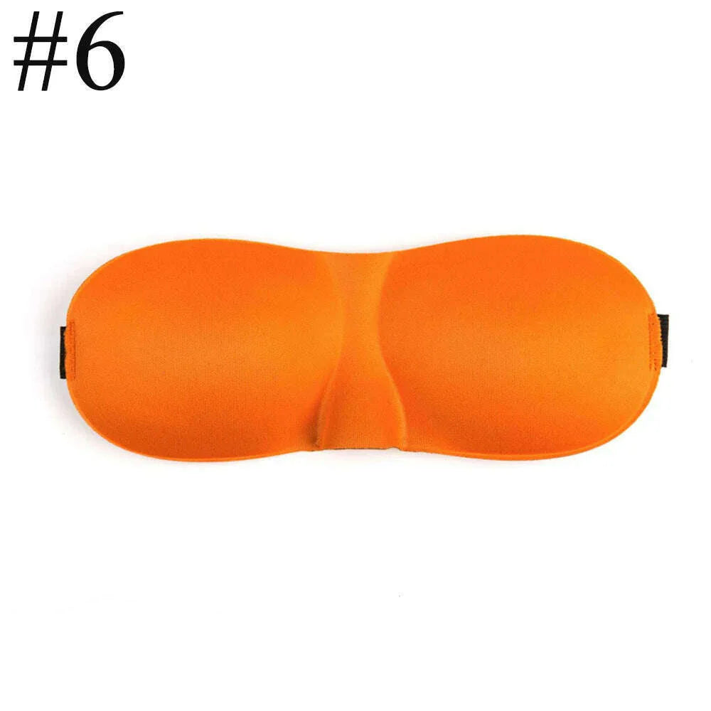 1Pcs 3D Sleep Mask Natural Sleeping Eye Mask Eyeshade Cover Shade Eye Patch Women Men Soft Portable Blindfold Travel Eyepatch