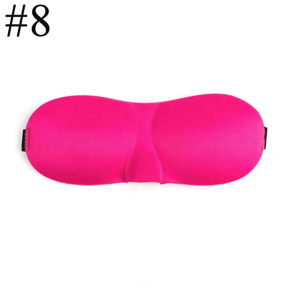1Pcs 3D Sleep Mask Natural Sleeping Eye Mask Eyeshade Cover Shade Eye Patch Women Men Soft Portable Blindfold Travel Eyepatch