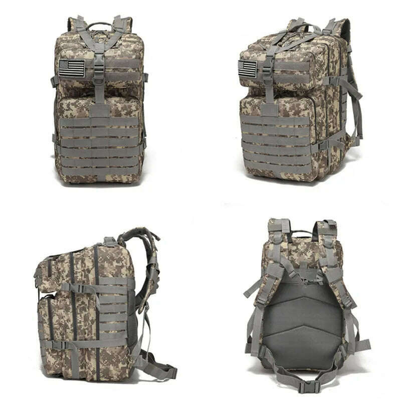 2025 New Backpack Outdoor Leisure 50 Liter Large Capacity Backpack Hiking Camping Hunting Backpacks