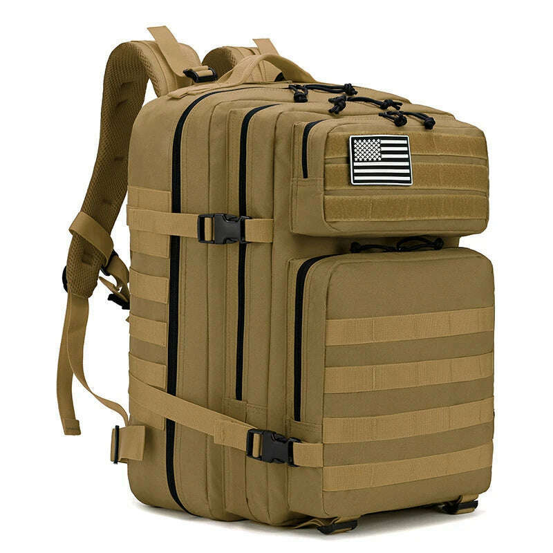 45L Tactical 3P Backpack Bag 30L 3 Days Outdoor Backpack Waterproof Climbing Rucksack Camping Hiking Bag Mochila