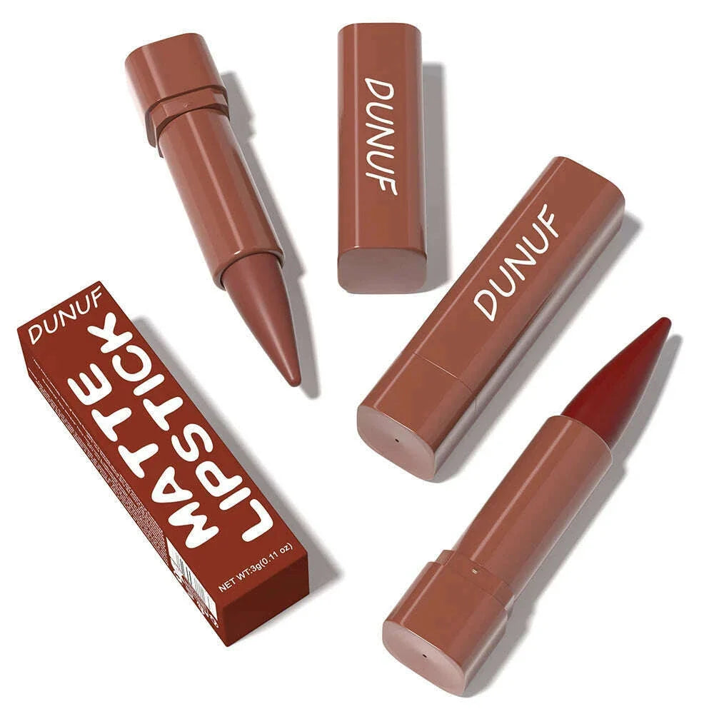 Gradient Lip Liner Pen with Matte Velvet Finish Smooth Application Lipstick for Defined and Elegant Lips