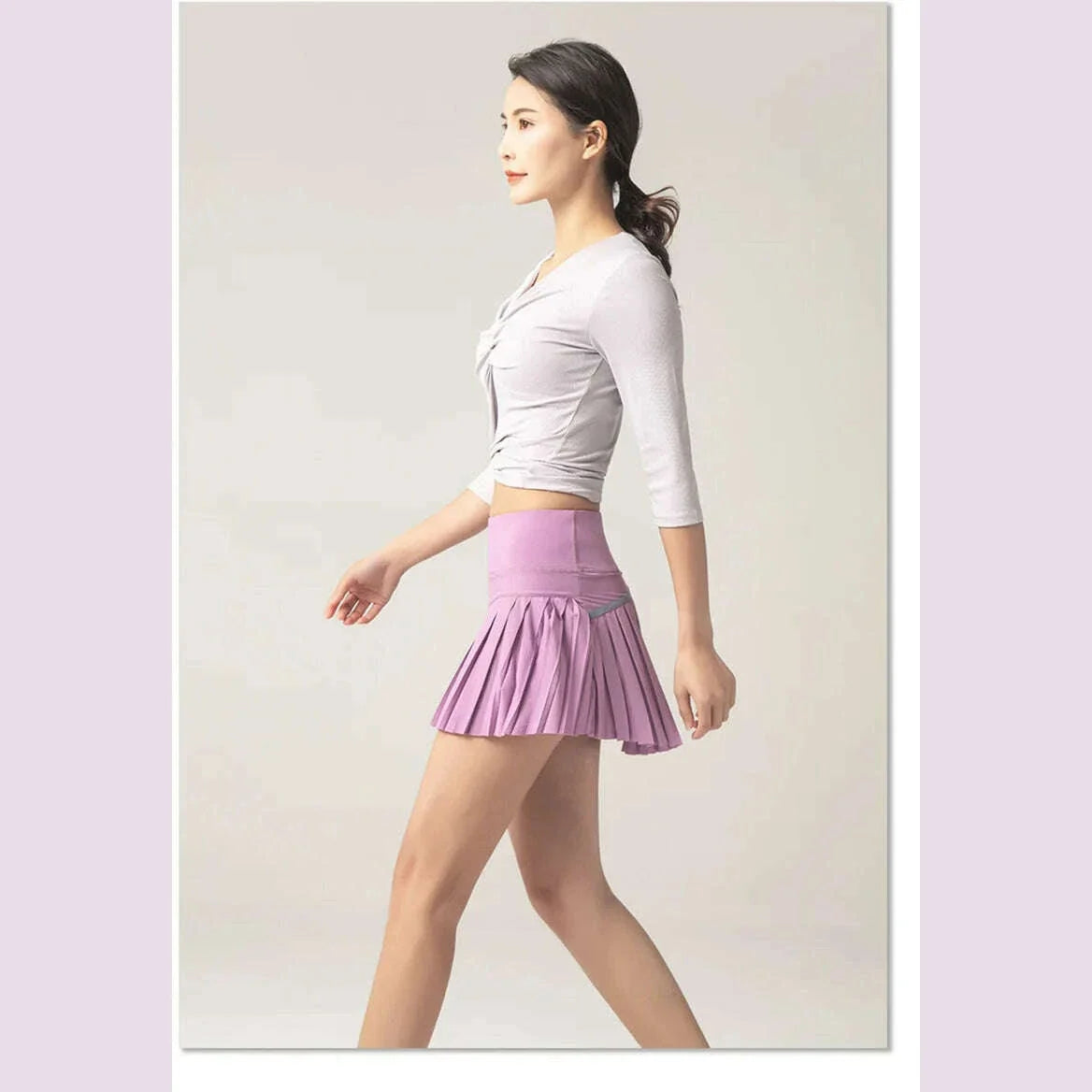 Cloud Hide Women Sports Tennis Skirts Golf Skirt Fitness Shorts High Waist Athletic Running Short Quick Dry Sport Skort Pocket