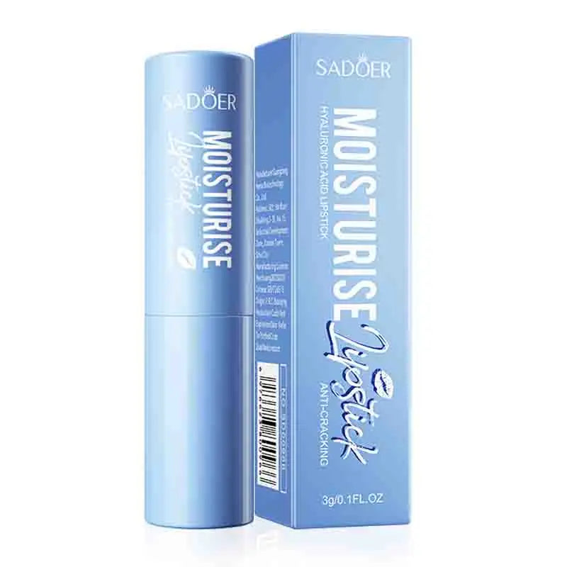 1/2/3pcs SADOER Hyaluronic Acid Lipstick Lips Skincare Nourishing Brightening Moisturizing Lip Balm Lips Skin Care Products