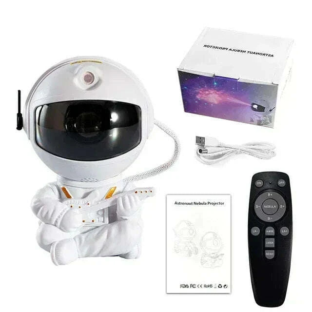 Astronaut projection light Galaxy projector LED night light starry sky atmosphere light desktop decoration light bedroom home ch
