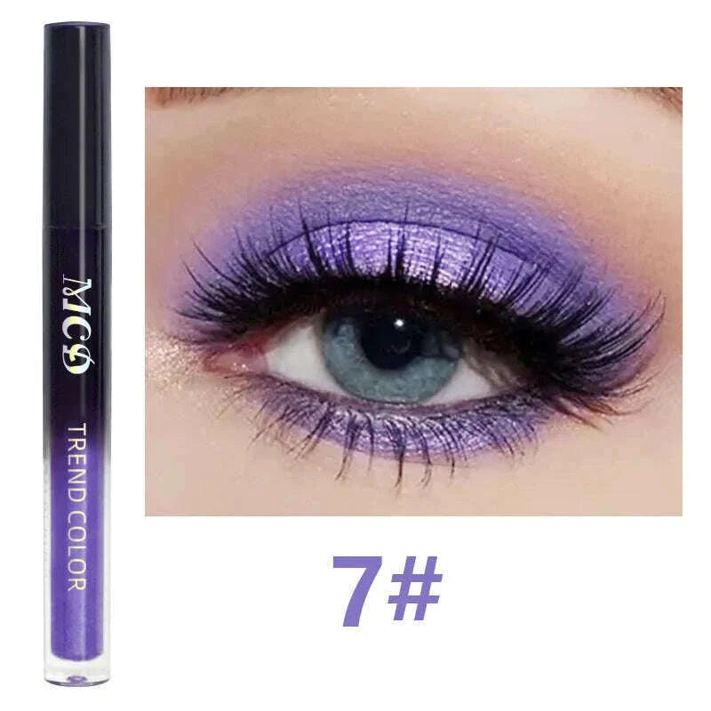 13-Shade Waterproof Liquid Eyeshadow Palette - High Shine Long-Lasting & Smudge-Proof Makeup Set for Glamourous Looks glitter