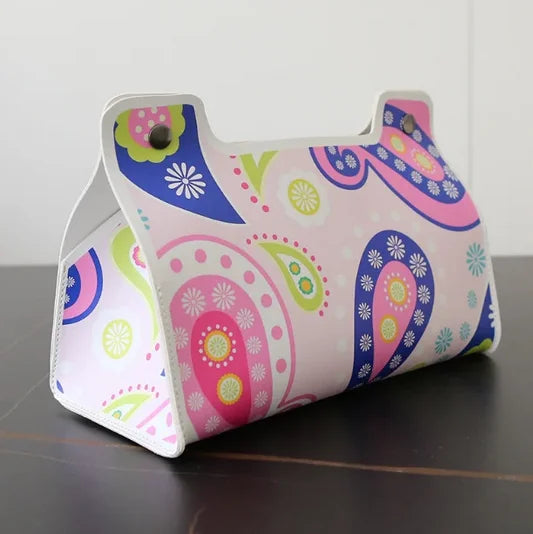 Leather Tissue Box Car Tissue Box Home Living Room Decoration Bedroom Kitchen Desktop Nordic Large Storage Box Napkin Holder