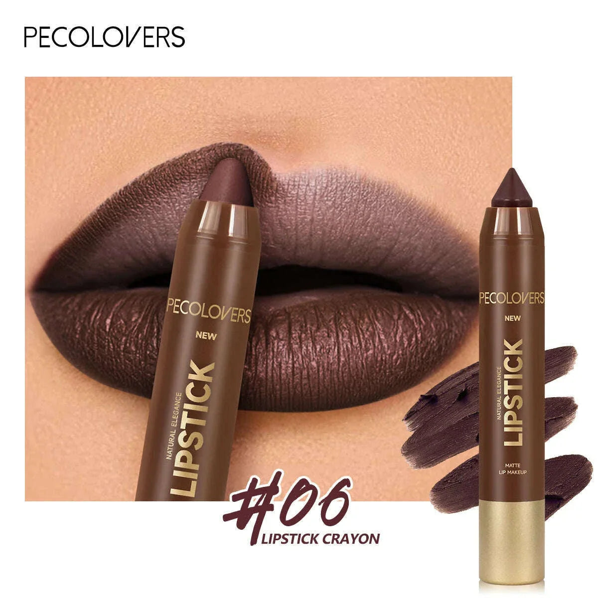 Fine Tip Lip Liner Pen Soft Mist Matte Lip Crayon Sexy Brown Red Lipstick Pencil Lip Contouring Lipliner Outline Tint Cosmetic