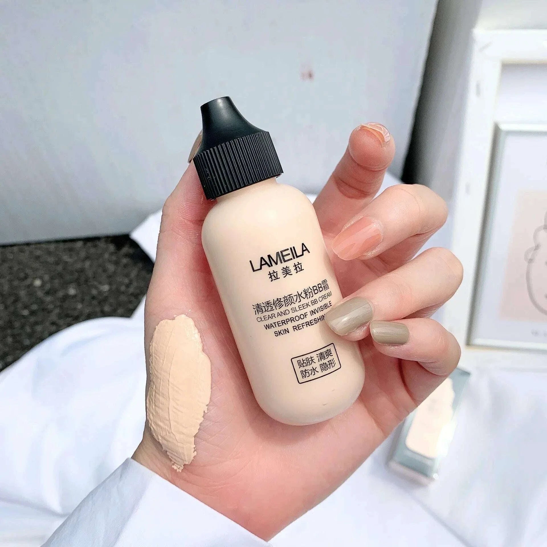 3 Colors Long Lasting Liquid Foundation Waterproof Cover Acne Spot Natural Face Base Makeup Matte Concealer Foundation Cosmetic
