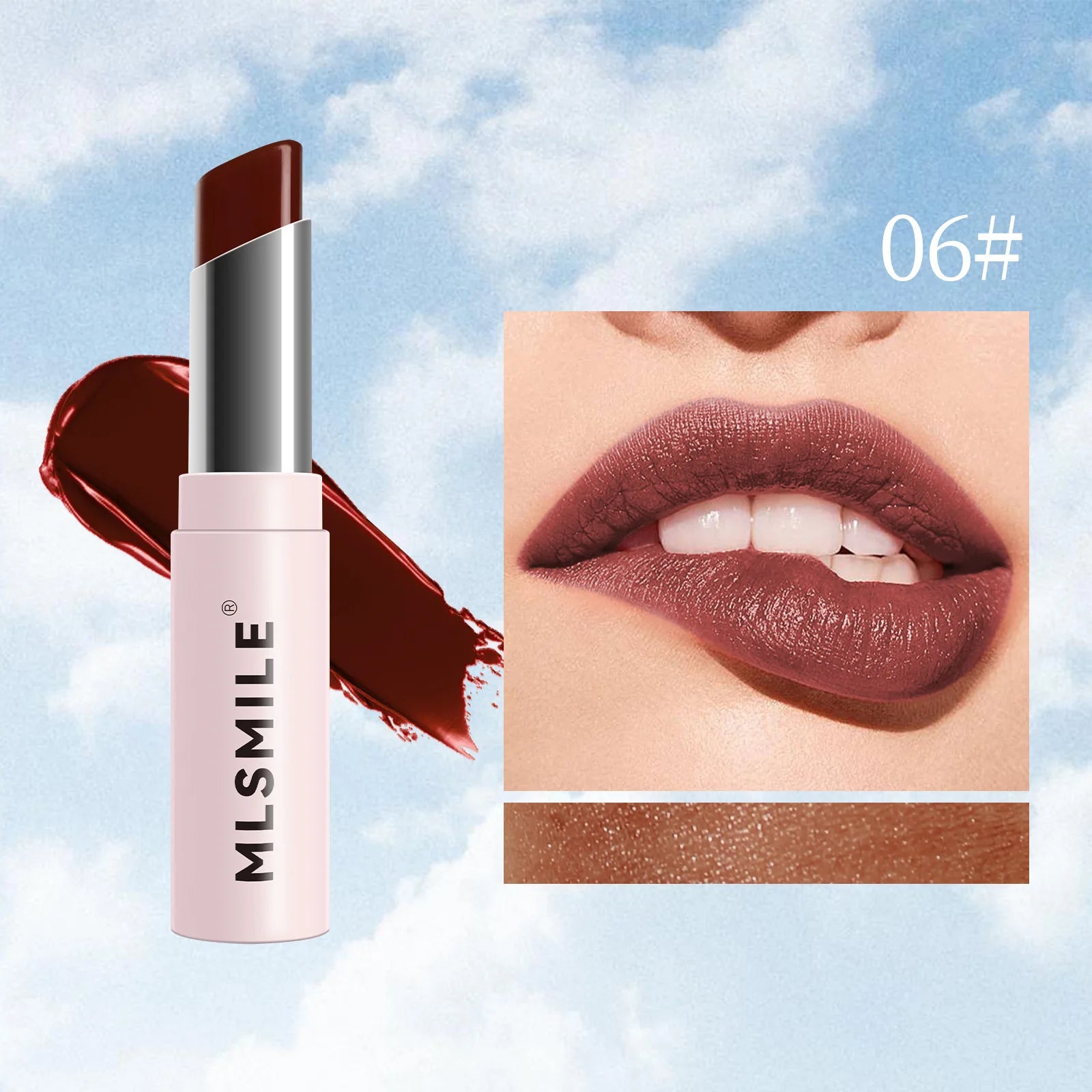 6 Colors Lipstick Long Lasting Waterproof Lip Stick Crayon Lip Balm Moisturizing Lip Gloss Rotatable Rouge Women Makeup