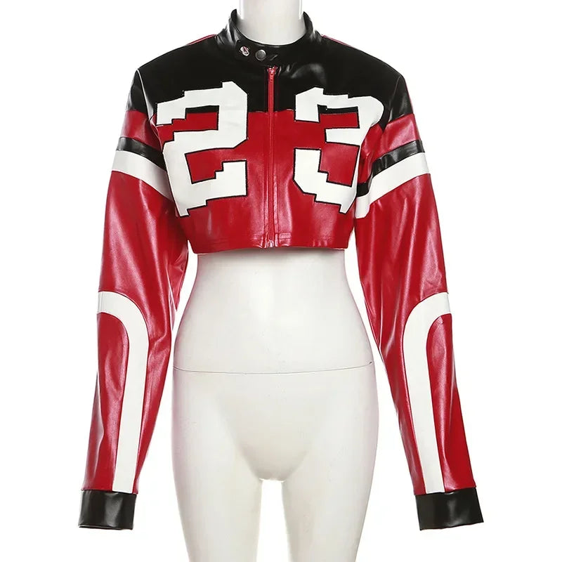 Zekye Winter Aviator Jackets Clothes Old Money Style Women Fleece Jacket Women Long Sleeve Red Jacket Winter Women Coat 2025