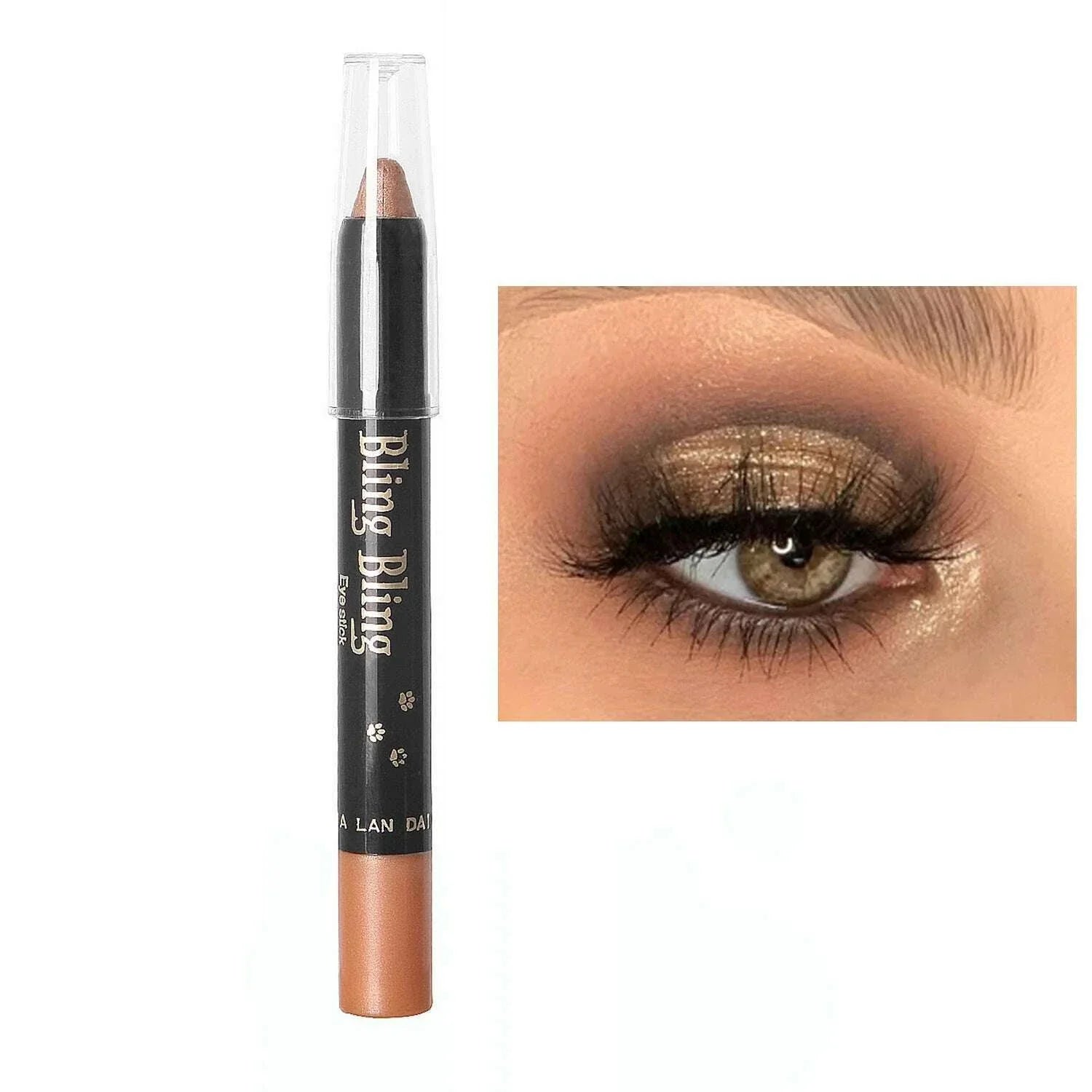 Matte Glitter Eyeshadow Stick Makeup Pearlescent Brighten Lying Silkworm Eyeliner Highlighter Lasting Eye Shadow Pencil Cosmetic