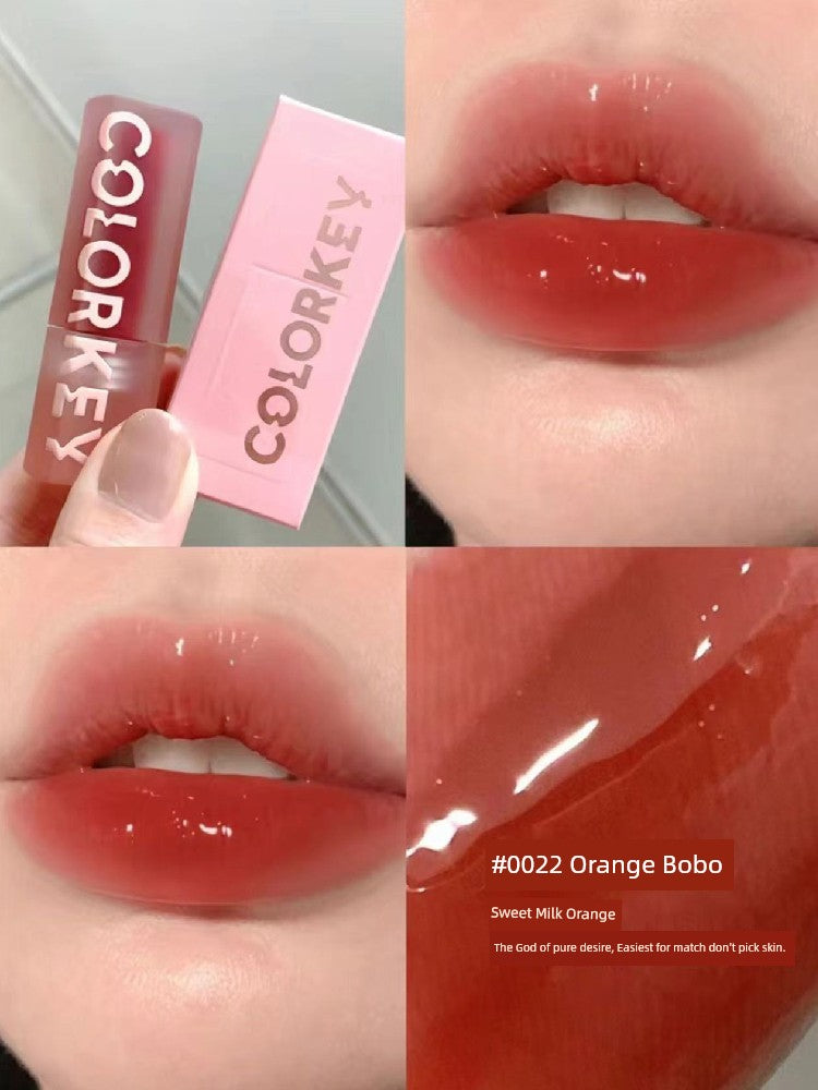 In Stock Colorkey Kelaqi Lip Lacquer Lip Essence Wave Lip Gloss Mirror Water Light Lipstick Lip Gloss Moisturizing