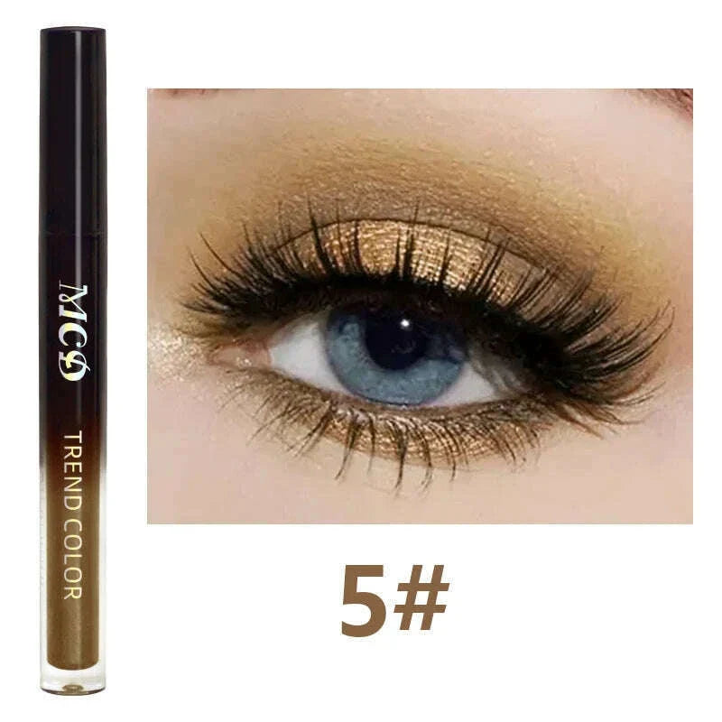 13-Shade Waterproof Liquid Eyeshadow Palette - High Shine Long-Lasting & Smudge-Proof Makeup Set for Glamourous Looks glitter