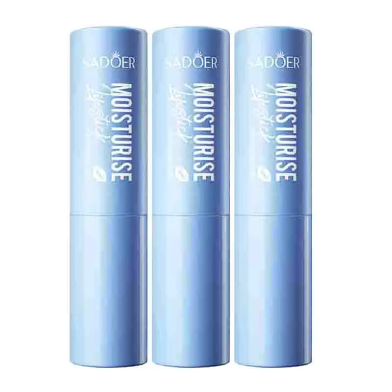 1/2/3pcs SADOER Hyaluronic Acid Lipstick Lips Skincare Nourishing Brightening Moisturizing Lip Balm Lips Skin Care Products