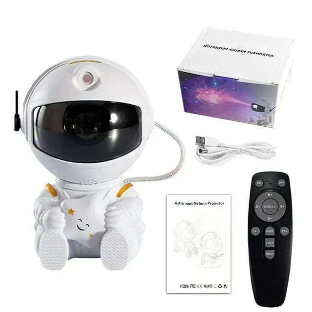 Astronaut projection light Galaxy projector LED night light starry sky atmosphere light desktop decoration light bedroom home ch