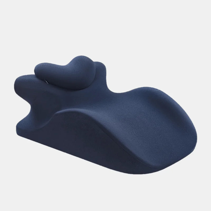 Ergonomic Bed Pillow with Detachable Headrest, 100% Polyester, Medium Firmness, for Reading and Back Support, Reading Pillow