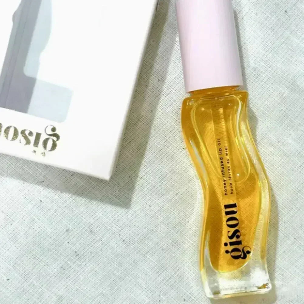 Gisou Fruit Honey Lip Balm Long Lasting Moisturizing Nourishing Lip Oil Gloss Care Exfoliating For Women Improve Lip Dryness