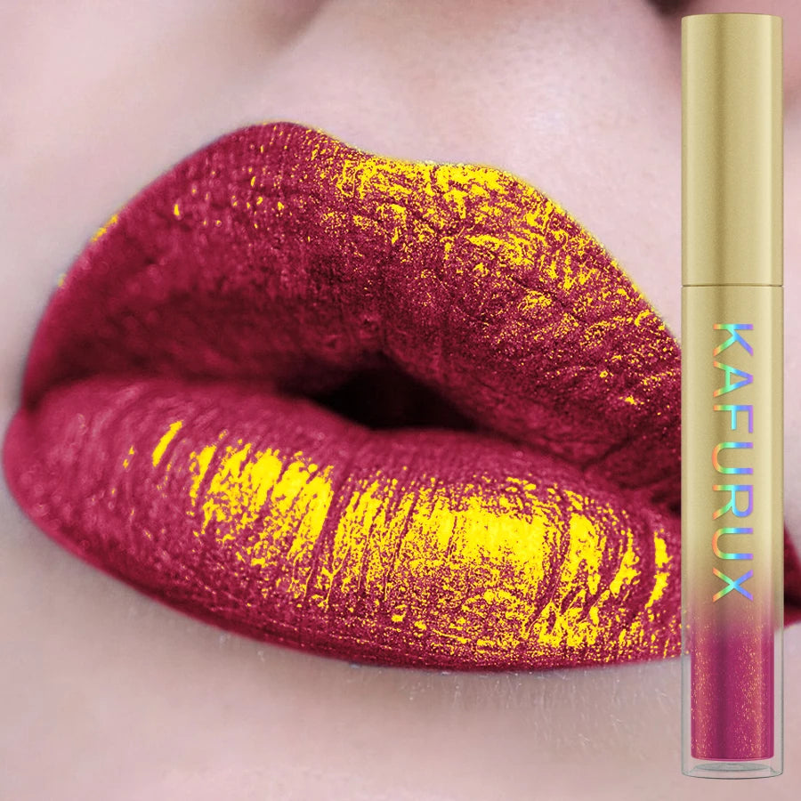 14 colors sparkling shine Lip glaze glitter metallic long lasting lip gloss waterproof liquid lipstick Makeup lip oil gifts