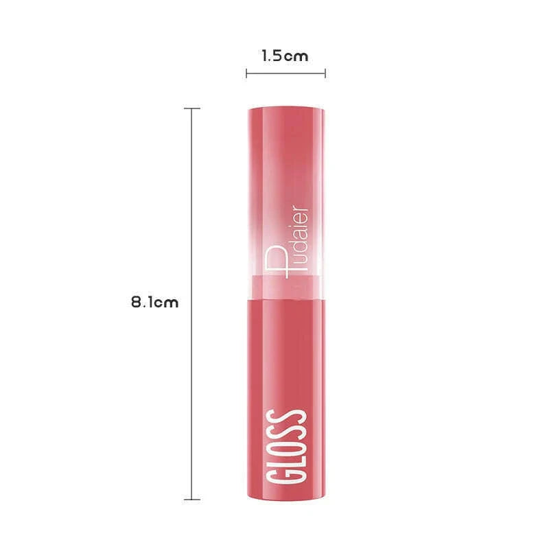 Watery mirror lipstick white not easy to stain the cup water light moisturizing lip glaze lip gloss