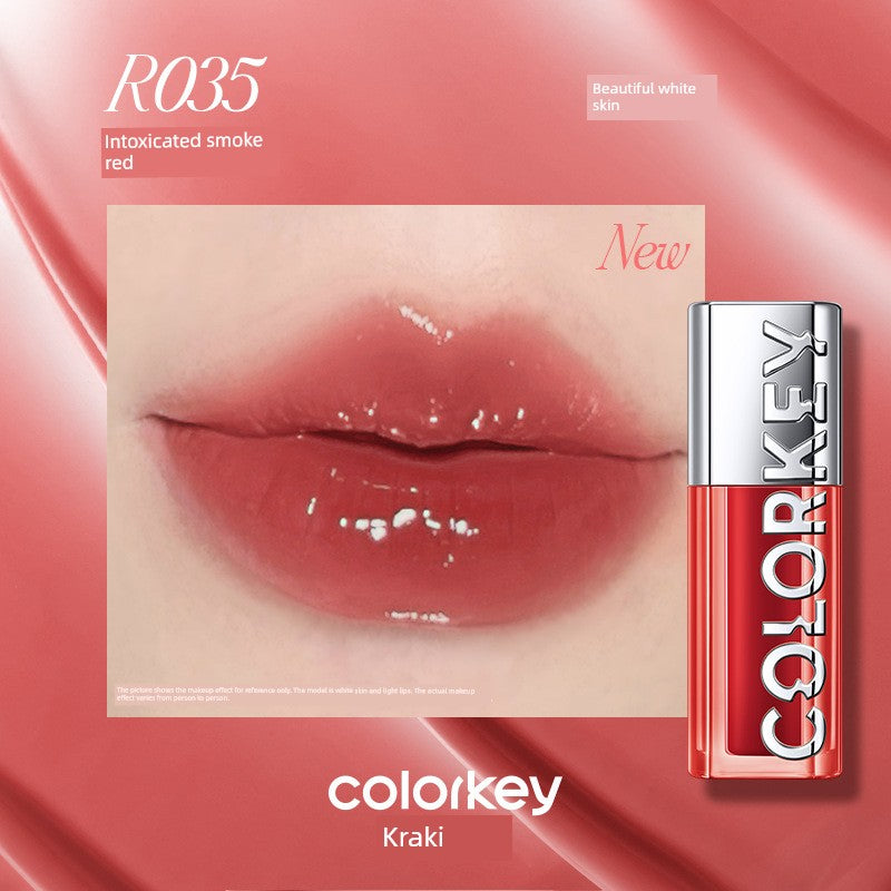 In Stock Colorkey Kelaqi Lip Lacquer Lip Essence Wave Lip Gloss Mirror Water Light Lipstick Lip Gloss Moisturizing