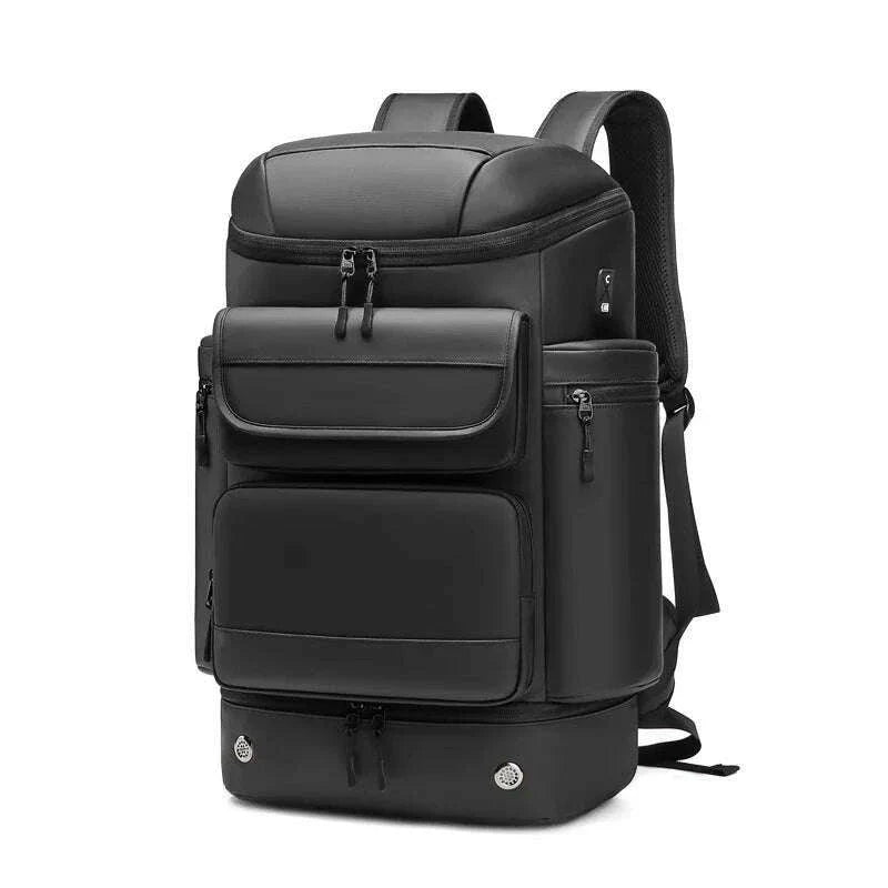 Large Capacity 50L Men Travel Backpack outdoors trekking waterproof Backpack 16 Inch Business Laptop Backpack With Shoe Bag