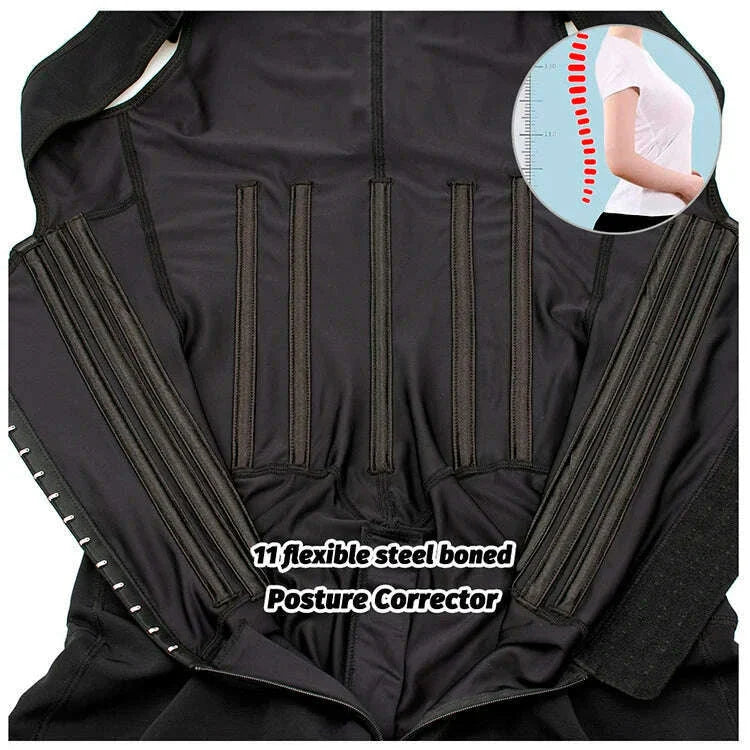 Slimming Girdle Faja Sculpting Shaper High Compression Corset Original Colombian Hourglass Shapewear Post Lipo Surgery Sheath