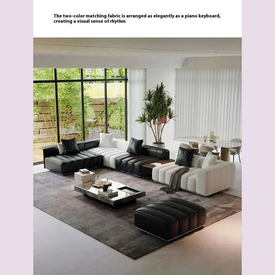 Italian Minimalist Sofa Living Room Recliner Multifunctional Modern Designer Sofa Elegant Luxury Divano Soggiorno Home Furniture
