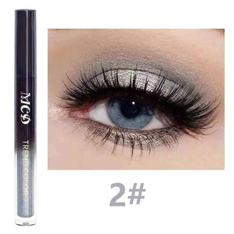 13-Shade Waterproof Liquid Eyeshadow Palette - High Shine Long-Lasting & Smudge-Proof Makeup Set for Glamourous Looks glitter