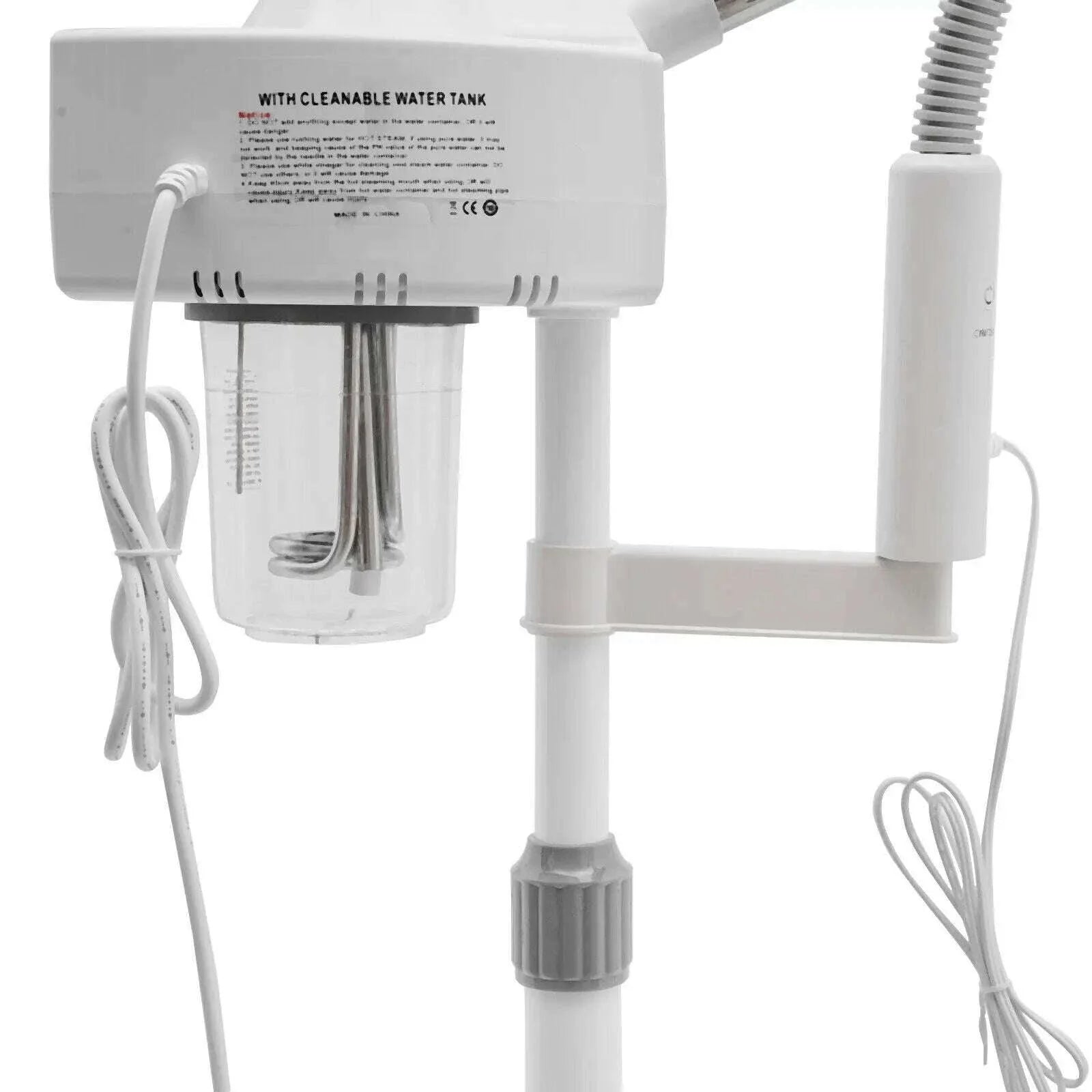 2 in 1 Combi Unit Steamer Magnifying Lamp Magnifying Lamp Hot Vapozone Ozone Streamer Steam Device Facial Sauna Machine 750W