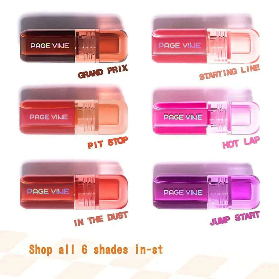 6 color pearl liquid powder blusher waterproof, sweat proof, halo proof, natural and durable rouge