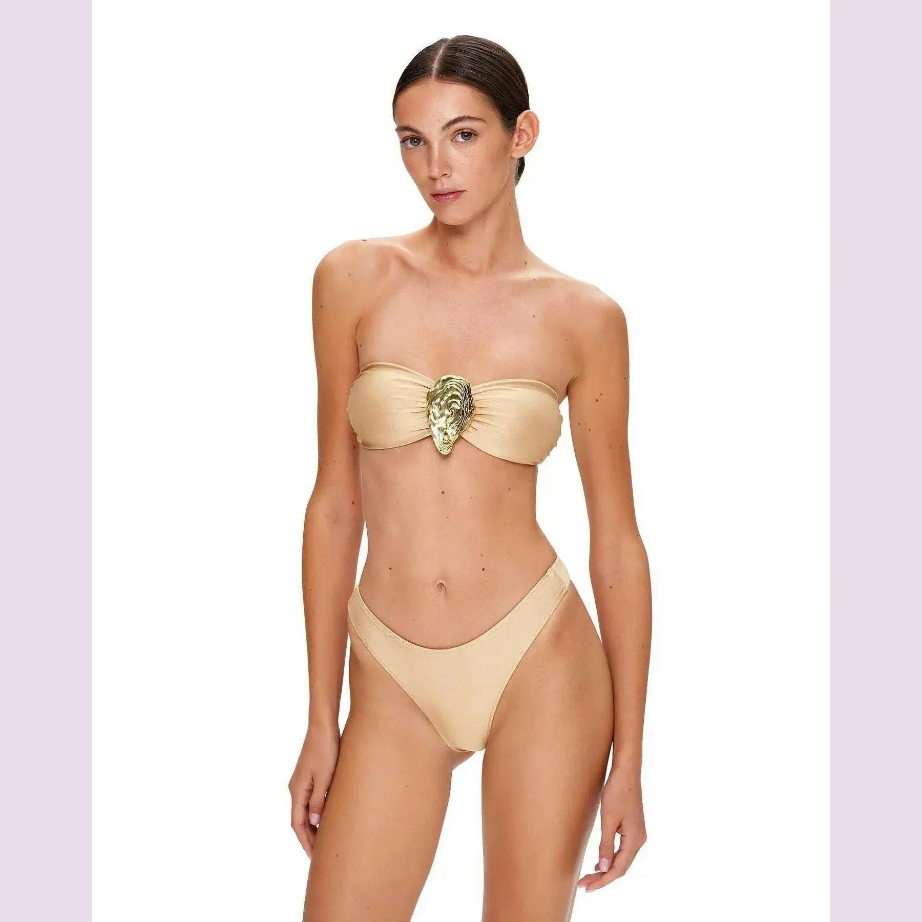 Off Shoulder Bikini With Skirt Women Swimsuit 2025 Biquini High Cut Swimwear Lady Holiday Bath Suit Female Beachwear Outfits