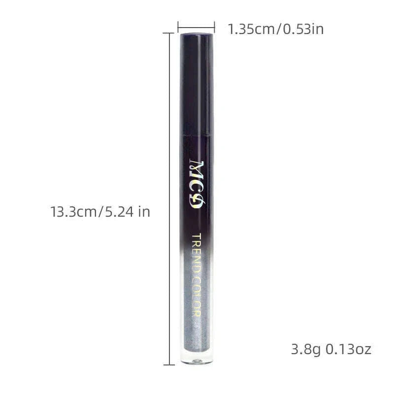 13-Shade Waterproof Liquid Eyeshadow Palette - High Shine Long-Lasting & Smudge-Proof Makeup Set for Glamourous Looks glitter