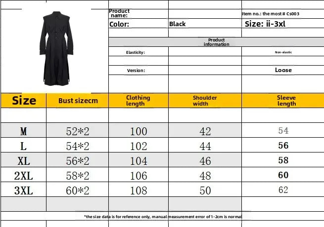 Long Waist-Cinched Coat Shirt for Men And Women Straight Leg Pants Slimming Long Shirt Dress by None( AE Stock) in Mainland Chin