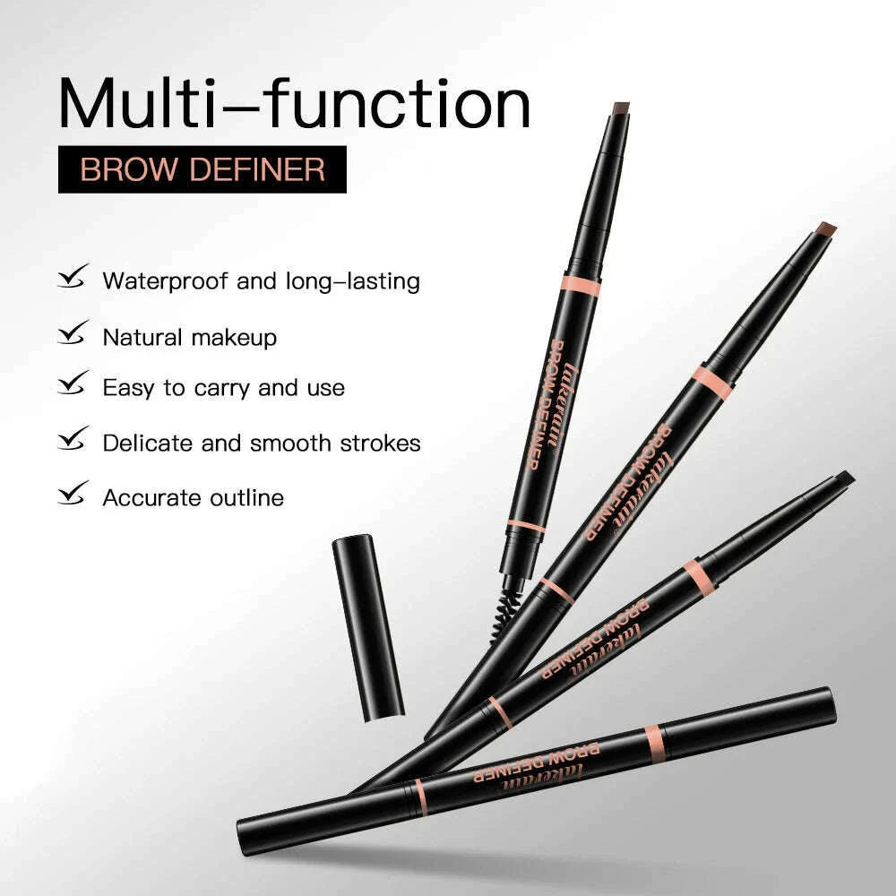 lakerain3 color triangle tip eyebrow pencil waterproof sweatproof not smudge stereo line sculpture triangle eyebrow pencil