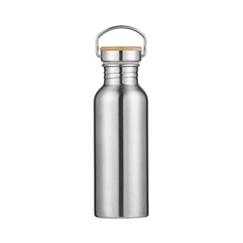 Stainless Steel Water Bottle 1000 750 500 350ml Big Mouth Cycling Hiking Waterbottle Drinkware Sports Bottle Flasks with Lid