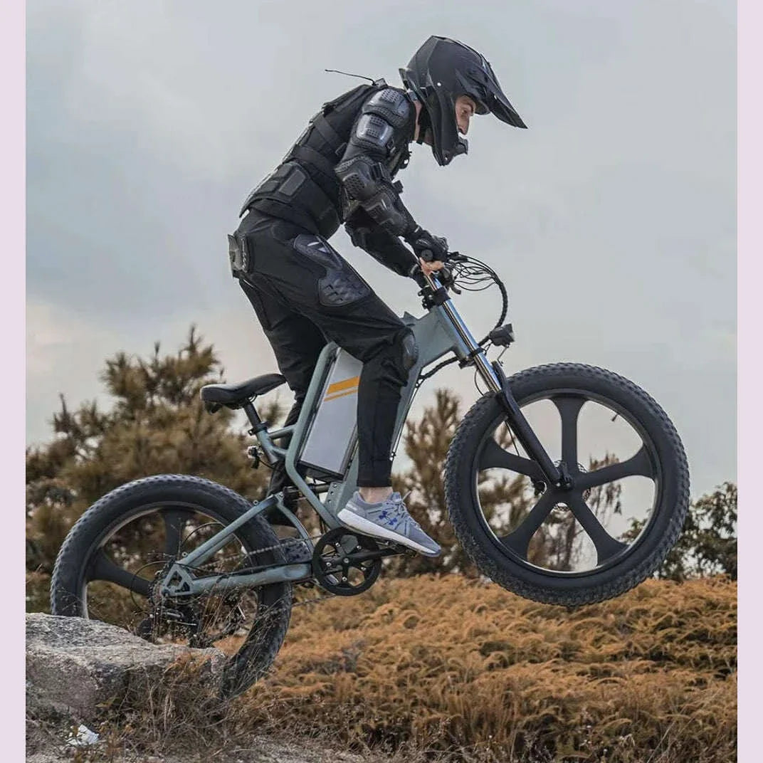 COSWHEEL 26Inch Electric Bike Off Road Mountain bike Electric Motorcyle Fat bike E Bike 1500w 48V 25Ah Removabel Battery