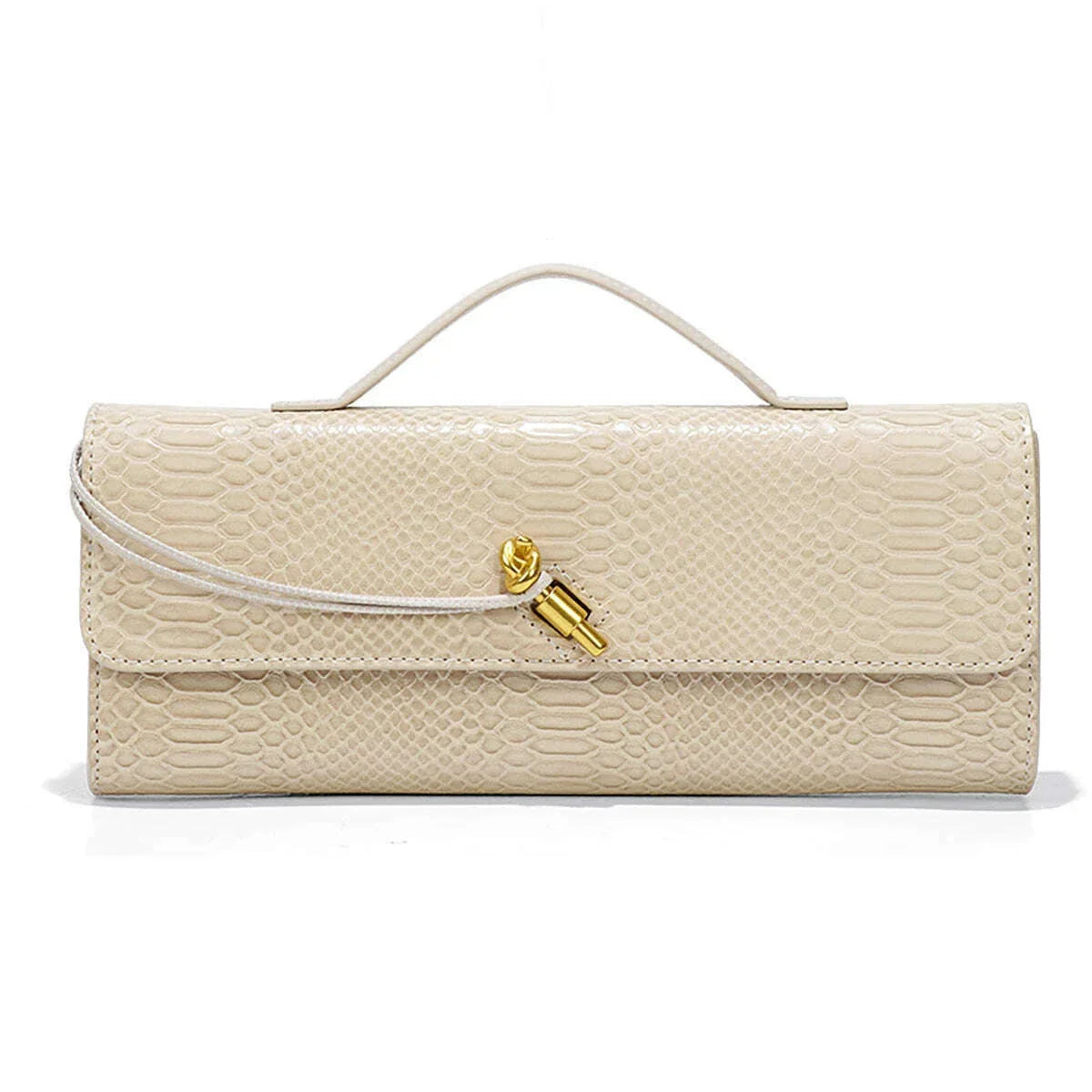 Burgundy bag cherry red envelope wine red envelope upscale new handbag European and American fashion crocodile flip hand organ b
