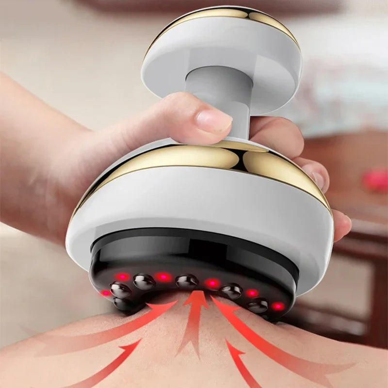 Electric Massage Meridian Brush Universal Body Dredging Cupping Scraping Instrument Abdominal And Back Massager For Home