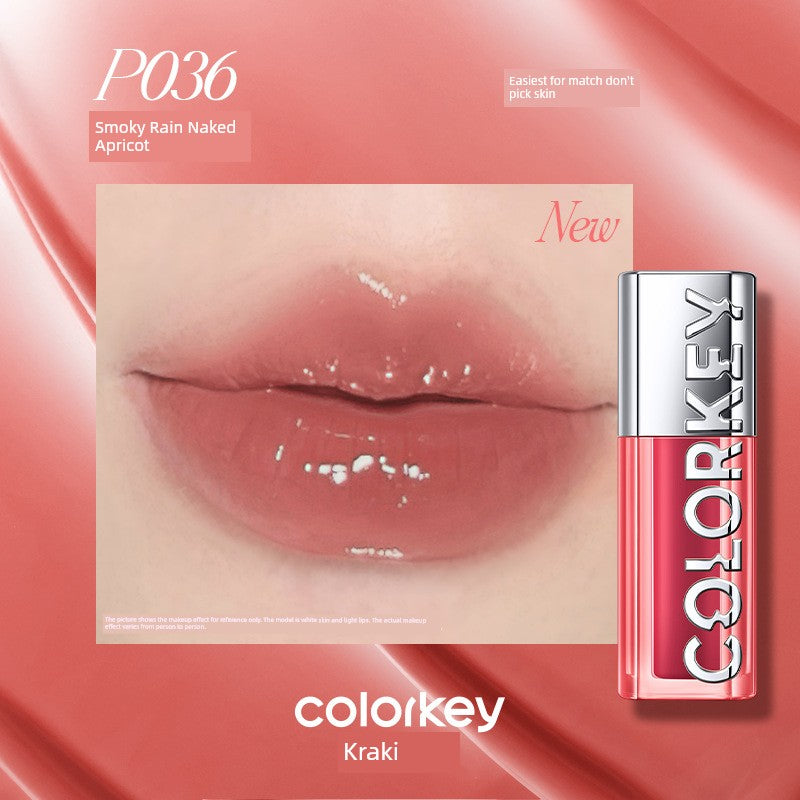 In Stock Colorkey Kelaqi Lip Lacquer Lip Essence Wave Lip Gloss Mirror Water Light Lipstick Lip Gloss Moisturizing