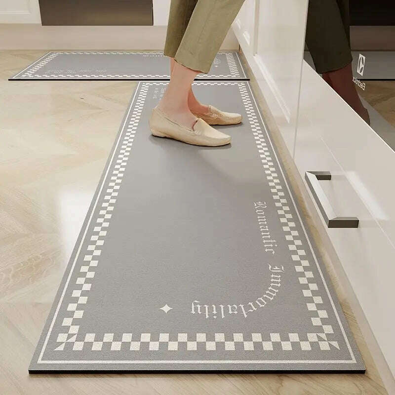 Absorbent Kitchen Floor Mat Diatomaceous Mud Floor Mats Doorstep Water Absorption Oil Absorption Anti Slip Rug Bathroom Carpet
