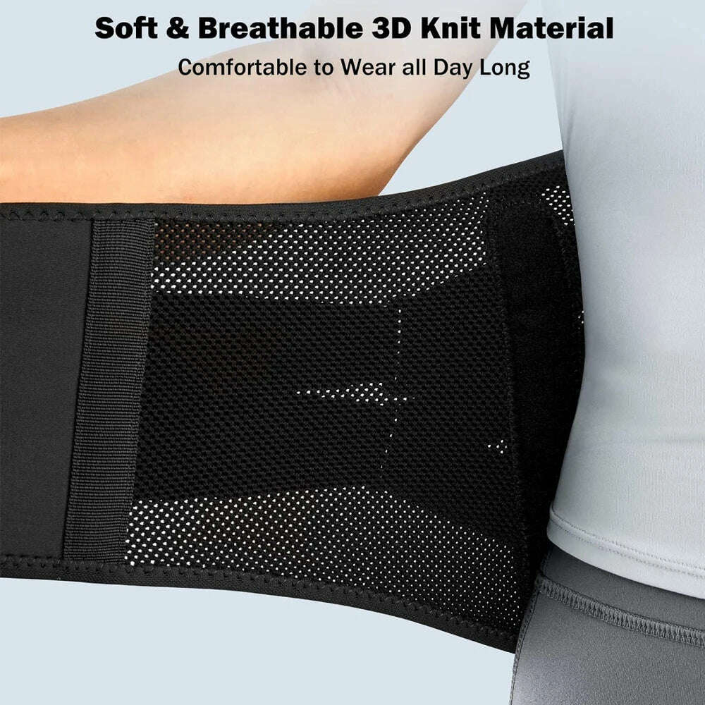 Back Brace for Lower Back Pain Relief, Back Support Belt for Heavy Lifting, Lumbar Support with Lumbar Pad for Herniated Disc