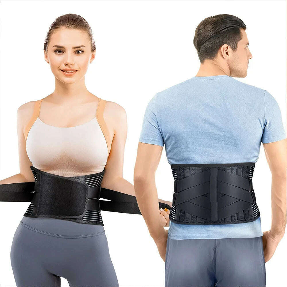 Back Brace for Lower Back Pain Women Men with Removable Lumbar Pad,Lumbar Support Belt for Heavy Lifting Work,Back Support Belt