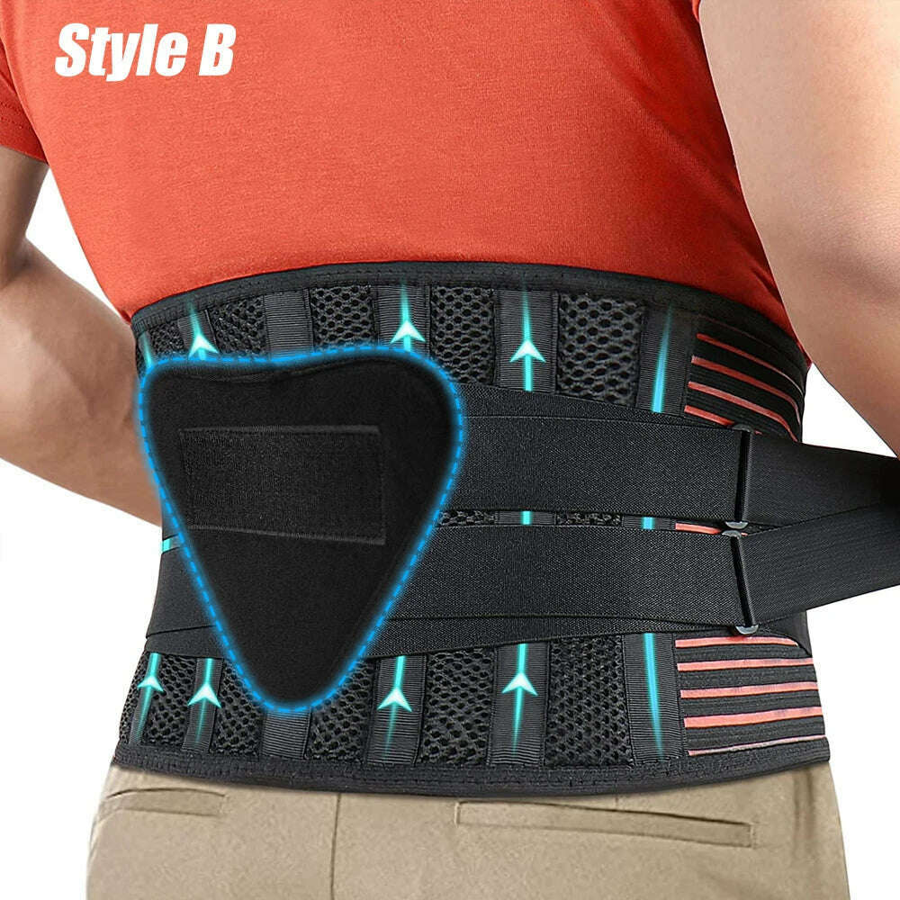 Back Brace for Lower Back Pain Women Men with Removable Lumbar Pad,Lumbar Support Belt for Heavy Lifting Work,Back Support Belt
